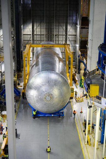 Liquid Hydrogen Tank for Artemis III Moves on to Next Phase of Production