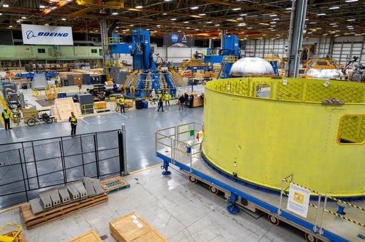 Forward Skirt for Artemis III SLS Core Stage Moves for Next Phase of Production