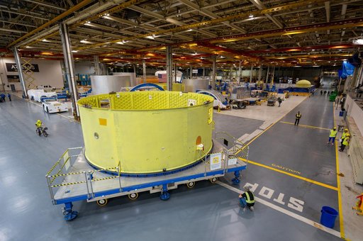 Forward Skirt for Artemis III SLS Core Stage Moves for Next Phase of Production