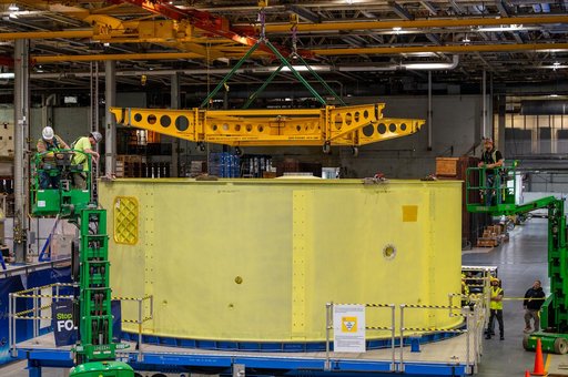 Forward Skirt for Artemis III SLS Core Stage Moves for Next Phase of Production