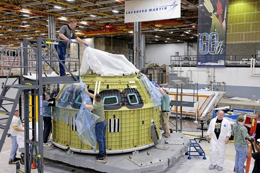 Artemis IV Orion Pressure Vessel Shipped to KSC