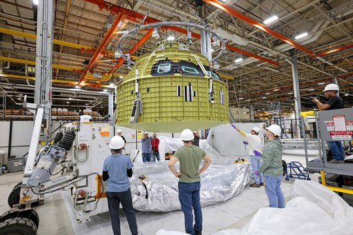 Artemis IV Orion Pressure Vessel Shipped to KSC