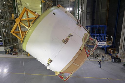 NASA Flips Artemis II Engine Section, Prepares for Final Join