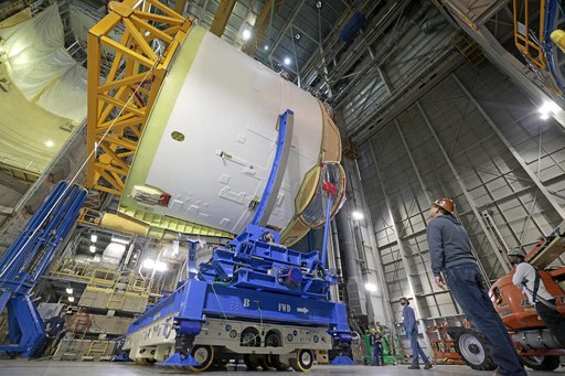 NASA Flips Artemis II Engine Section, Prepares for Final Join
