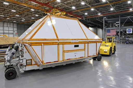Artemis IV Orion Pressure Vessel Shipped to KSC