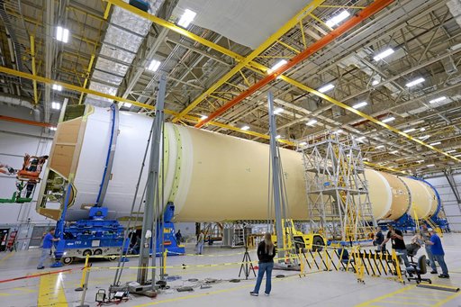 NASA Connects All Major Structures of Artemis II Moon Rocket Core Stage