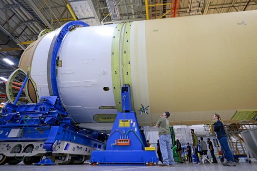 NASA Connects All Major Structures of Artemis II Moon Rocket Core Stage