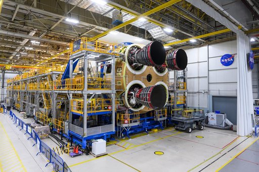 All Engines Added to Artemis II Moon SLS Rocket Core Stage