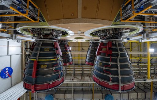 All Engines Added to Artemis II Moon SLS Rocket Core Stage