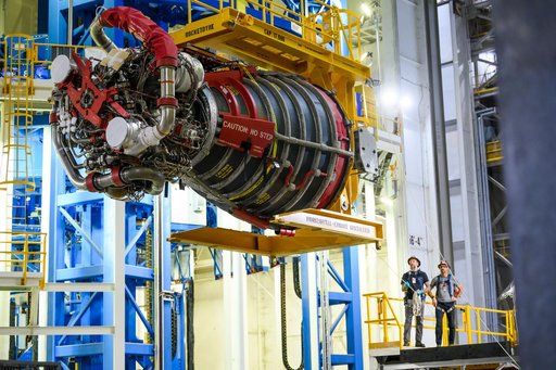 All Engines Added to Artemis II Moon SLS Rocket Core Stage