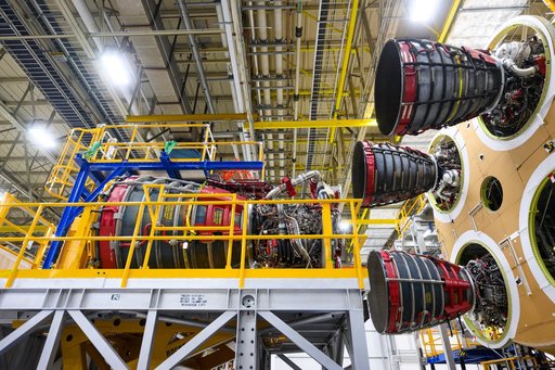 All Engines Added to Artemis II Moon SLS Rocket Core Stage