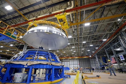 NASA Rocket Hardware Moves to Michoud’s Vertical Assembly Center for Next Phase of Production