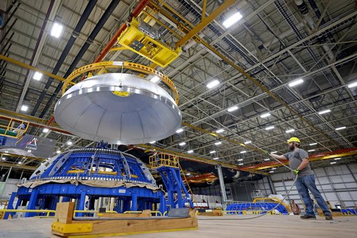 NASA Rocket Hardware Moves to Michoud’s Vertical Assembly Center for Next Phase of Production