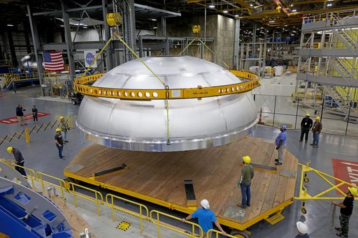 NASA Rocket Hardware Moves to Michoud’s Vertical Assembly Center for Next Phase of Production