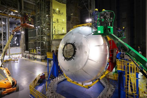 NASA Rocket Hardware Moves to Michoud’s Vertical Assembly Center for Next Phase of Production