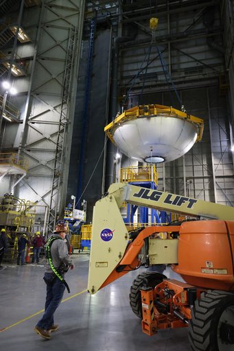 NASA Rocket Hardware Moves to Michoud’s Vertical Assembly Center for Next Phase of Production