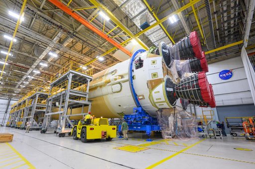 NASA Teams Prepare Artemis II Rocket Stage for Shipment