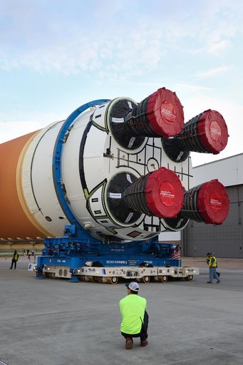 NASA Teams Prepare Artemis II Rocket Stage for Shipment