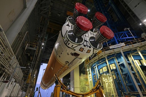 NASA’s SLS (Space Launch System) Core Stage Prepares for Move to Pegasus Barge
