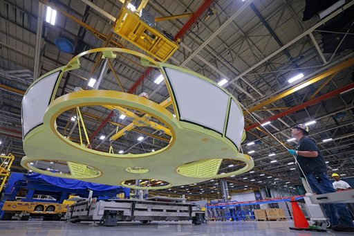 NASA, Boeing Prepare Artemis III Engine Section Boat-tail for Delivery on NASA Barge