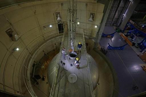 Artemis III Liquid Oxygen Tank Prepares for Cleaning