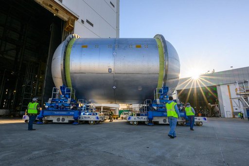 Artemis III Liquid Oxygen Tank Moves to Next Phase of Production