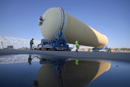 Artemis III Liquid Hydrogen Tank Moves to Next Phase of Production