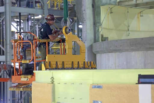 Artemis III Intertank Moves to Vertical Assembly Building for Forward Join