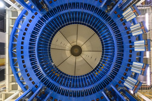 Core Stage Four Liquid Hydrogen Tank Aft Dome Lifts into Vertical Assembly Center
