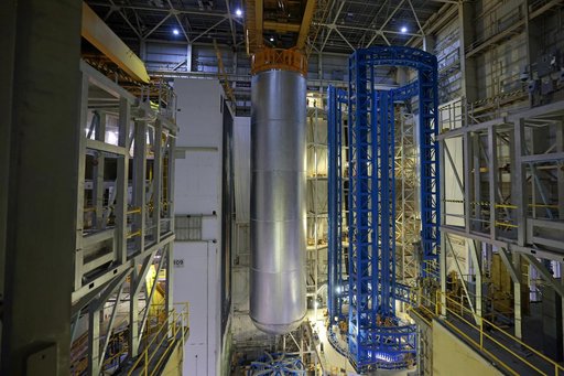 Fourth Liquid Hydrogen Tank for NASA’s Space Launch System Rocket Assembled