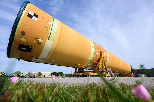 NASA Rolls Out Artemis III Moon Rocket Core Stage