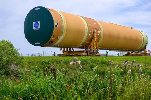 NASA Rolls Out Artemis III Moon Rocket Core Stage