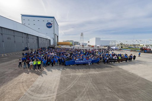 NASA Rolls Out Artemis III Moon Rocket Core Stage