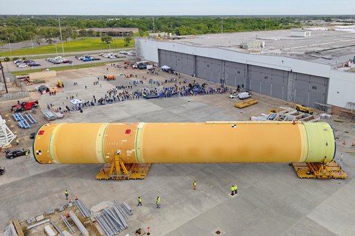 NASA Rolls Out Artemis III Moon Rocket Core Stage