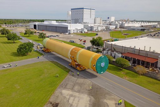 NASA Rolls Out Artemis III Moon Rocket Core Stage