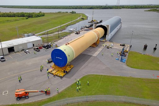 NASA Rolls Out Artemis III Moon Rocket Core Stage