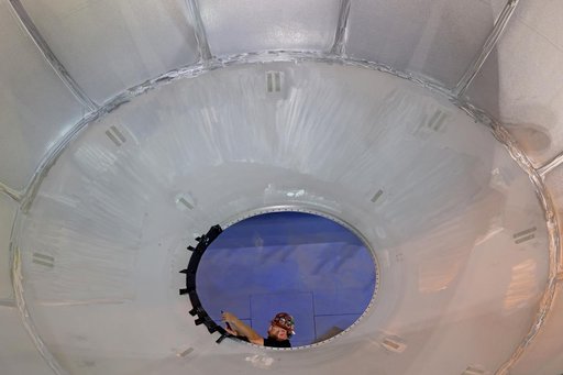 Final Dome Added to Artemis IV Liquid Oxygen Tank