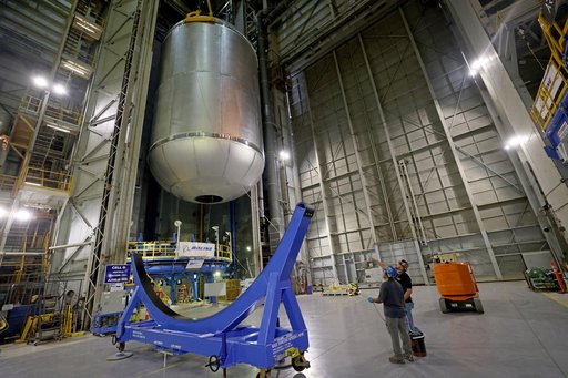 Artemis IV Liquid Oxygen Tank Prepares for Next Phase of Production