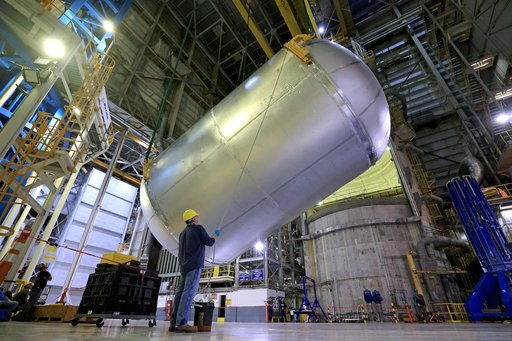 Artemis IV Liquid Oxygen Tank Prepares for Next Phase of Production