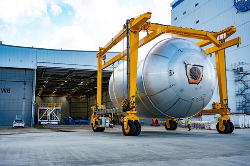 Artemis IV Liquid Oxygen Tank Moves to Next Phase of Production