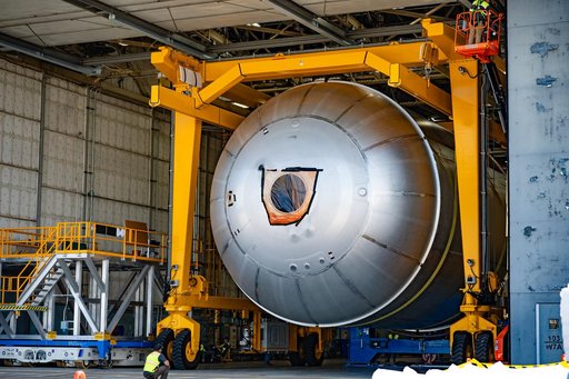 Artemis IV Liquid Oxygen Tank Moves to Next Phase of Production