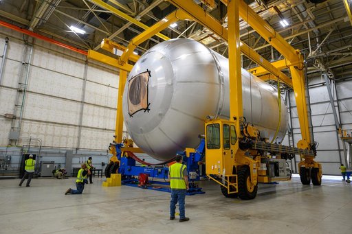Artemis IV Liquid Oxygen Tank Moves to Next Phase of Production