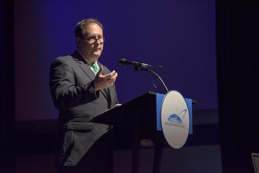 Robert Lightfoot, keynote speaker at the 8th annual Werner Von Braun Memeorial Symposium