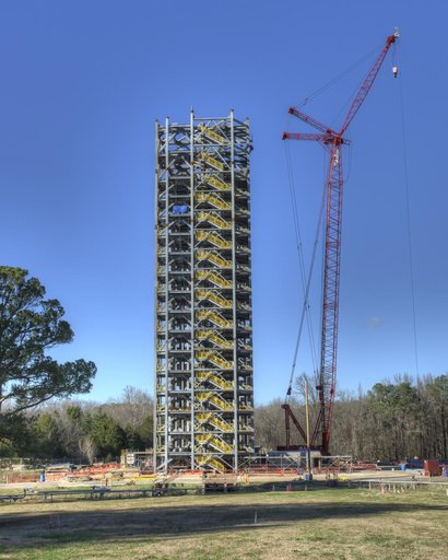 Test Stand 4693 under construction
