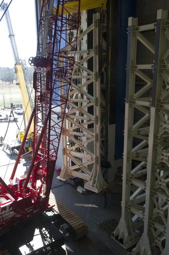 WEST TOWER PANEL ERECTION