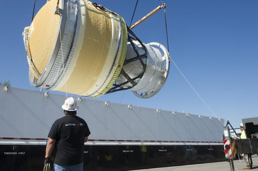 INTERIM CRYOGENIC PROPULSION STAGE TEST ARTICLE UNLOADED PRIOR T