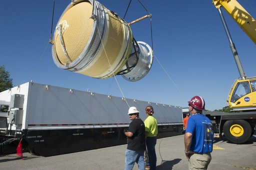 INTERIM CRYOGENIC PROPULSION STAGE TEST ARTICLE UNLOADED PRIOR T