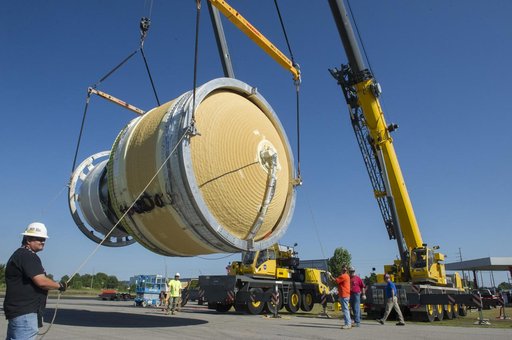 INTERIM CRYOGENIC PROPULSION STAGE TEST ARTICLE UNLOADED PRIOR T