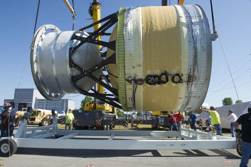 INTERIM CRYOGENIC PROPULSION STAGE TEST ARTICLE UNLOADED PRIOR T