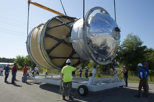 INTERIM CRYOGENIC PROPULSION STAGE TEST ARTICLE UNLOADED PRIOR T